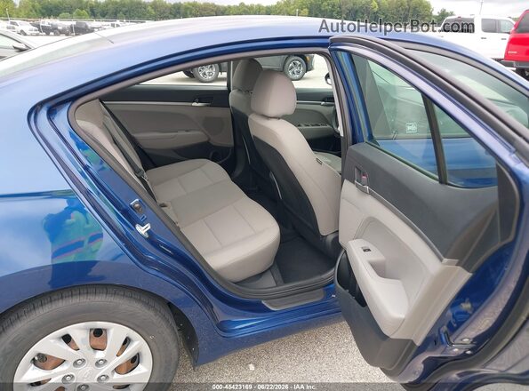 5NPD74LF2LH612308 2020 HYUNDAI ELANTRA Blue Vista de la etiqueta del VIN