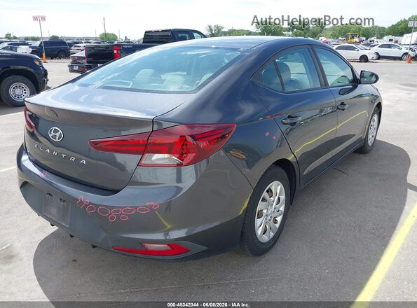 5NPD74LF2LH612924 2020 HYUNDAI ELANTRA Серый Задняя правая четверть
