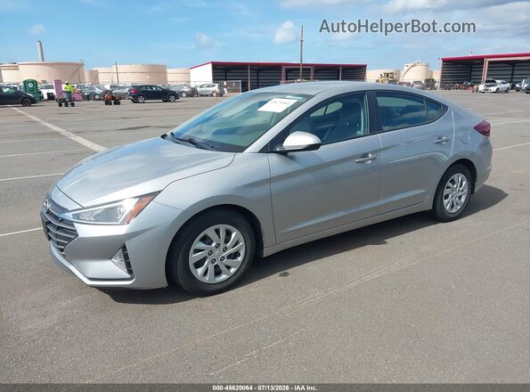 5NPD74LF2LH613183 2020 HYUNDAI ELANTRA Серебряный Передняя левая четверть