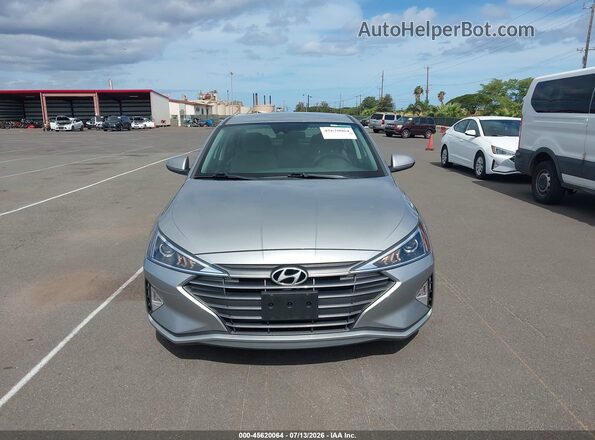 5NPD74LF2LH613183 2020 HYUNDAI ELANTRA Серебряный Вид задней части салона