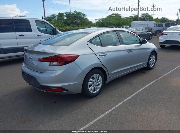 5NPD74LF2LH613183 2020 HYUNDAI ELANTRA Серебряный Задняя правая четверть