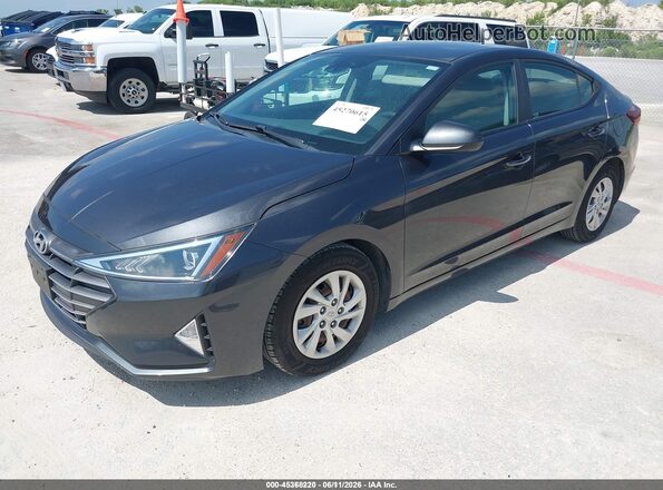 5NPD74LF2LH613202 2020 HYUNDAI ELANTRA Gray Передня ліва чверть