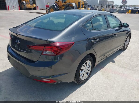 5NPD74LF2LH613202 2020 HYUNDAI ELANTRA Gray Задня права чверть