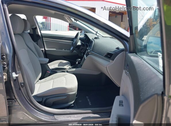 5NPD74LF2LH613202 2020 HYUNDAI ELANTRA Gray Вид салону спереду