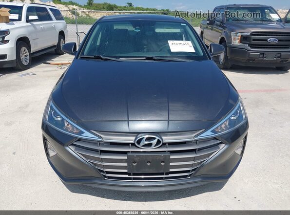 5NPD74LF2LH613202 2020 HYUNDAI ELANTRA Gray Вид щитка приладів