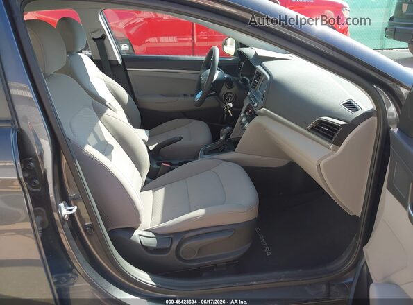 5NPD74LF2LH613278 2020 HYUNDAI ELANTRA Gray წინა სალონის ხედი