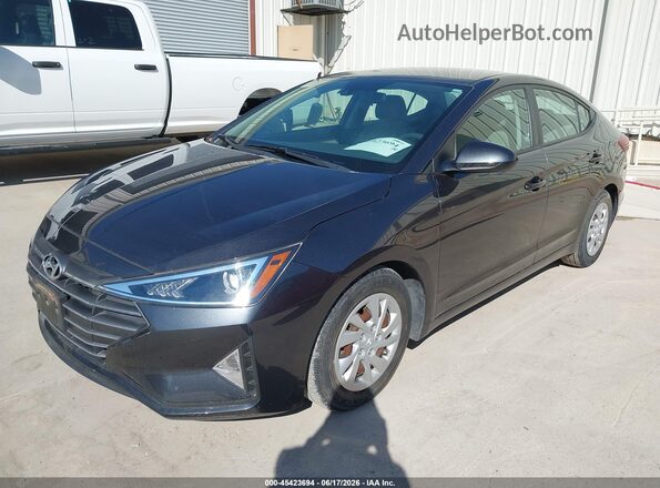 5NPD74LF2LH613278 2020 HYUNDAI ELANTRA Gray წინა მარცხენა ხედი სამი მეოთხედიდან