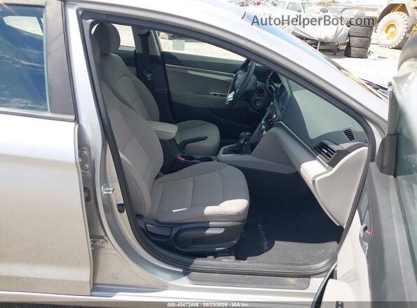 5NPD74LF2LH613622 2020 HYUNDAI ELANTRA Серебряный Вид салона спереди