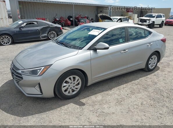 5NPD74LF2LH613622 2020 HYUNDAI ELANTRA Серебряный Передняя левая четверть