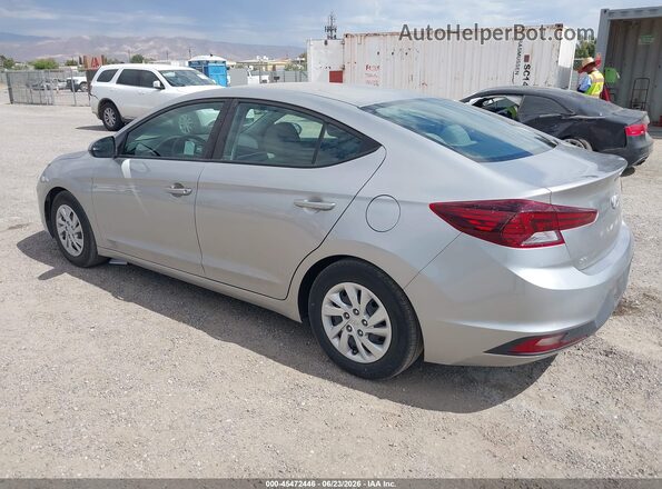 5NPD74LF2LH613622 2020 HYUNDAI ELANTRA Серебряный Задняя левая четверть