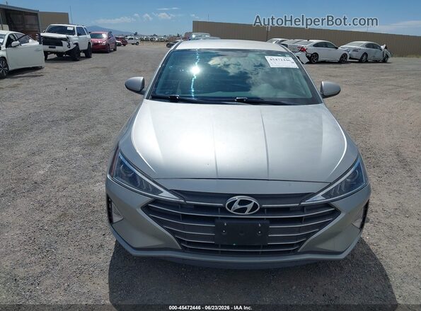 5NPD74LF2LH613622 2020 HYUNDAI ELANTRA Серебряный Вид щитка приборов