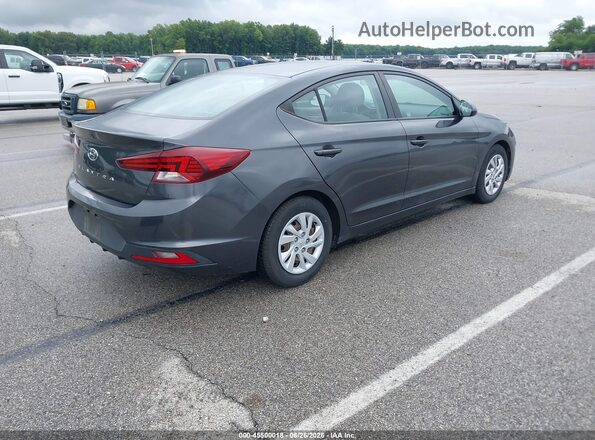 5NPD74LF2LH613751 2020 HYUNDAI ELANTRA Gray Задня права чверть