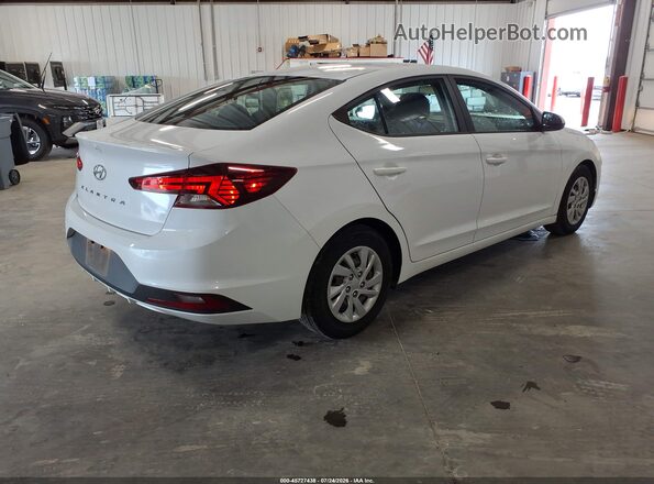 5NPD74LF2LH613782 2020 HYUNDAI ELANTRA White Tył prawy