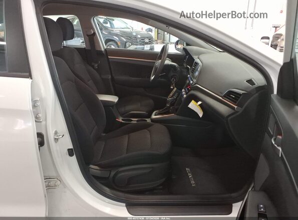 5NPD74LF2LH613782 2020 HYUNDAI ELANTRA White Widok wnętrza z przodu