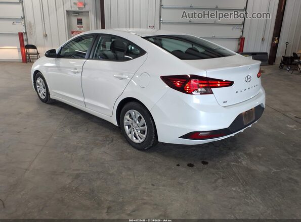 5NPD74LF2LH613782 2020 HYUNDAI ELANTRA White Tył lewy