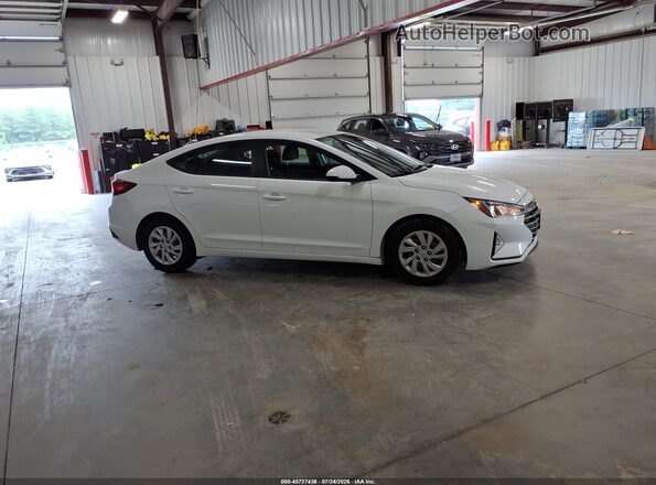 5NPD74LF2LH613782 2020 HYUNDAI ELANTRA White Widok wnętrza z tyłu