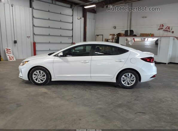 5NPD74LF2LH613782 2020 HYUNDAI ELANTRA White Widok wnętrza 360 stopni