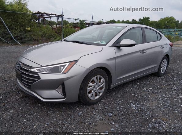 5NPD74LF2LH614043 2020 HYUNDAI ELANTRA Серебряный Передняя левая четверть