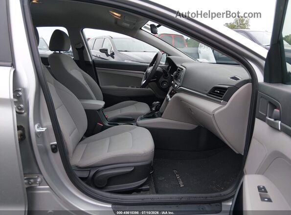 5NPD74LF2LH614043 2020 HYUNDAI ELANTRA Серебряный Вид салона спереди
