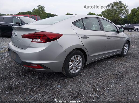 5NPD74LF2LH614043 2020 HYUNDAI ELANTRA Серебряный Задняя правая четверть