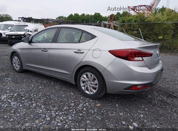 5NPD74LF2LH614043 2020 HYUNDAI ELANTRA Серебряный Задняя левая четверть