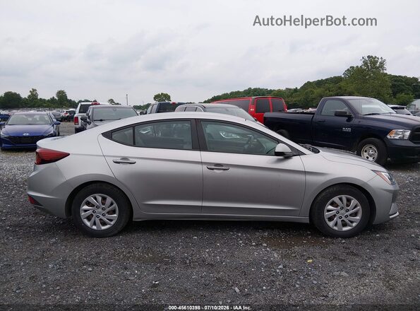 5NPD74LF2LH614043 2020 HYUNDAI ELANTRA Серебряный Вид задней части салона
