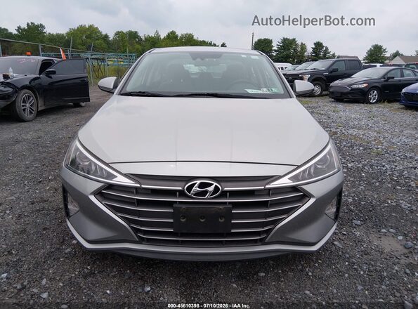 5NPD74LF2LH614043 2020 HYUNDAI ELANTRA Серебряный Вид щитка приборов