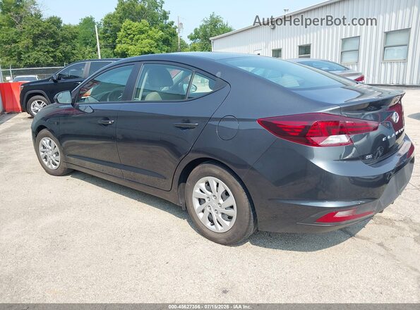 5NPD74LF2LH614897 2020 HYUNDAI ELANTRA Gray Trasero izquierdo