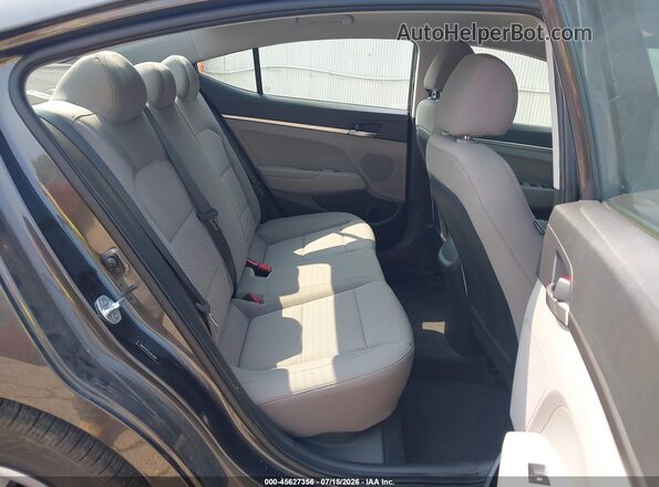 5NPD74LF2LH614897 2020 HYUNDAI ELANTRA Gray Vista de la etiqueta del VIN