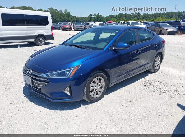 5NPD74LF2LH615872 2020 HYUNDAI ELANTRA Синий Передняя левая четверть