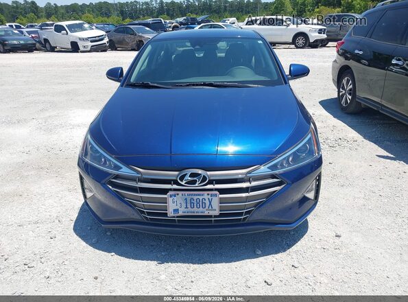 5NPD74LF2LH615872 2020 HYUNDAI ELANTRA Синий 