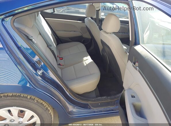 5NPD74LF2LH616228 2020 HYUNDAI ELANTRA Blue VIN კოდის სტიკერის ხედი