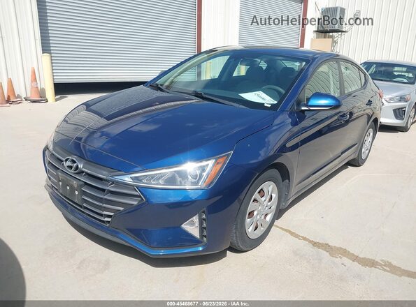 5NPD74LF2LH616262 2020 HYUNDAI ELANTRA Синий Передняя левая четверть