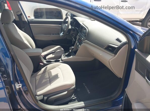 5NPD74LF2LH616262 2020 HYUNDAI ELANTRA Синий Вид салона спереди