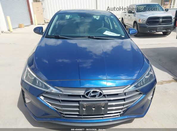 5NPD74LF2LH616262 2020 HYUNDAI ELANTRA Синий Панорамный вид салона 360°