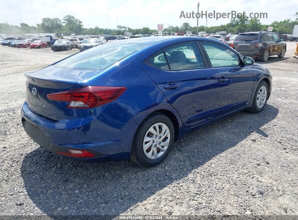 5NPD74LF2LH616312 2020 HYUNDAI ELANTRA Blue Rear right