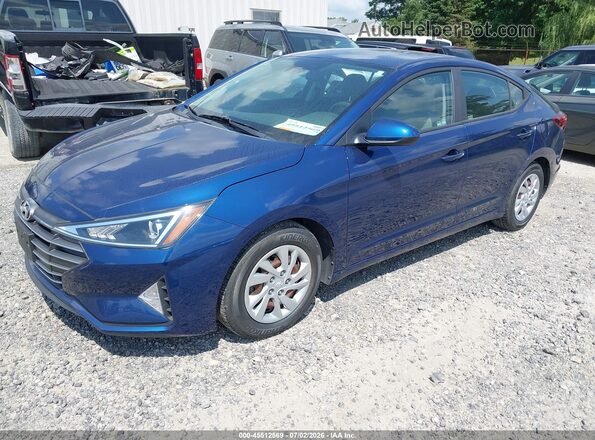5NPD74LF2LH616312 2020 HYUNDAI ELANTRA Blue Front left