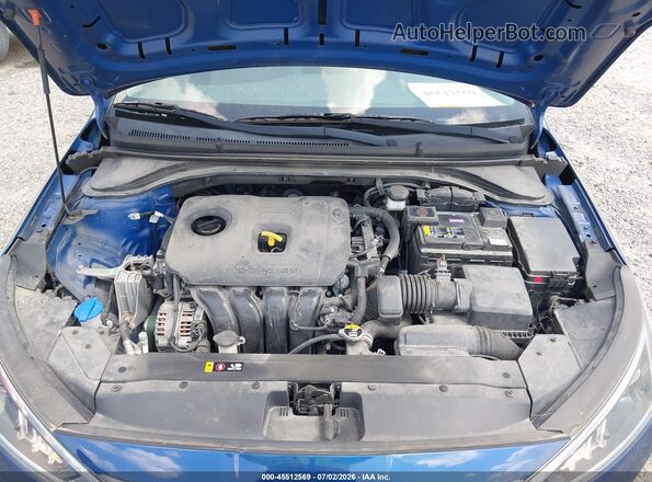 5NPD74LF2LH616312 2020 HYUNDAI ELANTRA Blue Rear view
