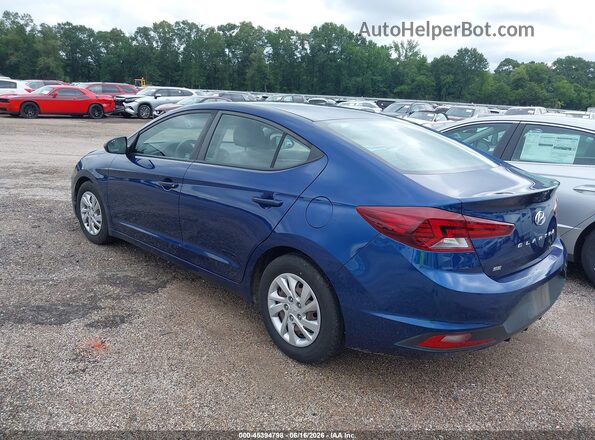 5NPD74LF2LH616326 2020 HYUNDAI ELANTRA Blue Tył lewy