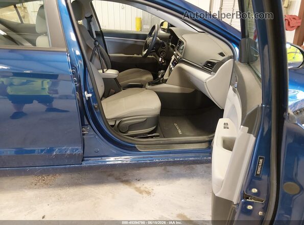 5NPD74LF2LH616326 2020 HYUNDAI ELANTRA Blue Widok wnętrza z przodu