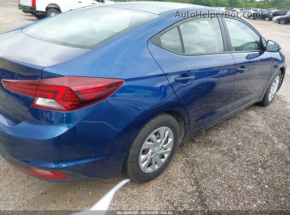 5NPD74LF2LH616326 2020 HYUNDAI ELANTRA Blue Tył prawy