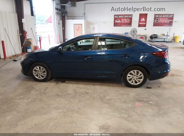 5NPD74LF2LH616326 2020 HYUNDAI ELANTRA Blue Widok wnętrza 360 stopni