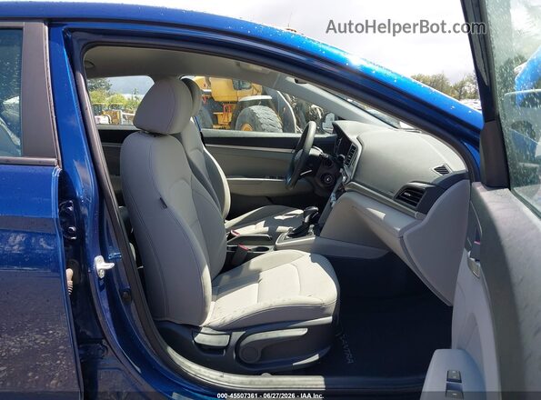 5NPD74LF2LH616343 2020 HYUNDAI ELANTRA Blue Vista interior delantera