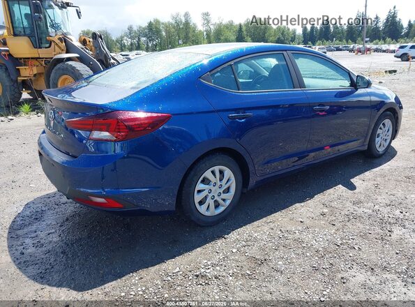 5NPD74LF2LH616343 2020 HYUNDAI ELANTRA Blue Trasero derecho