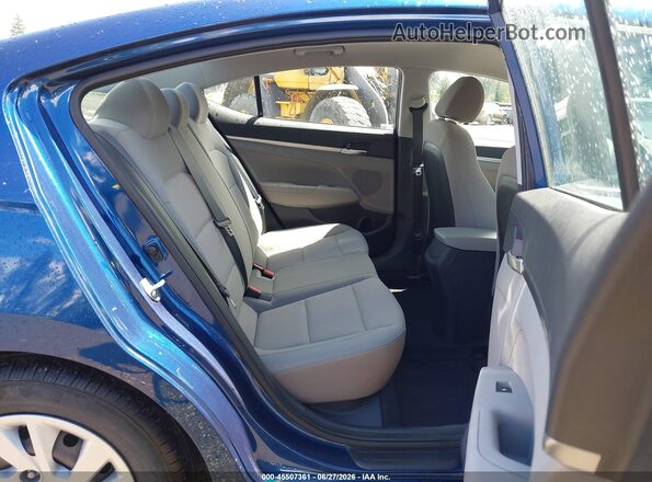 5NPD74LF2LH616343 2020 HYUNDAI ELANTRA Blue Vista de la etiqueta del VIN