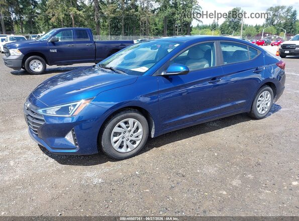 5NPD74LF2LH616343 2020 HYUNDAI ELANTRA Blue Vista tres cuartos delantera izquierda