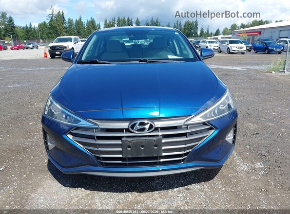 5NPD74LF2LH616343 2020 HYUNDAI ELANTRA Blue Vista del cuadro de instrumentos