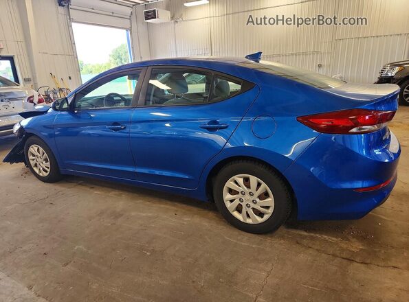5NPD74LF3HH082633 2017 HYUNDAI ELANTRA Blue Задня ліва чверть
