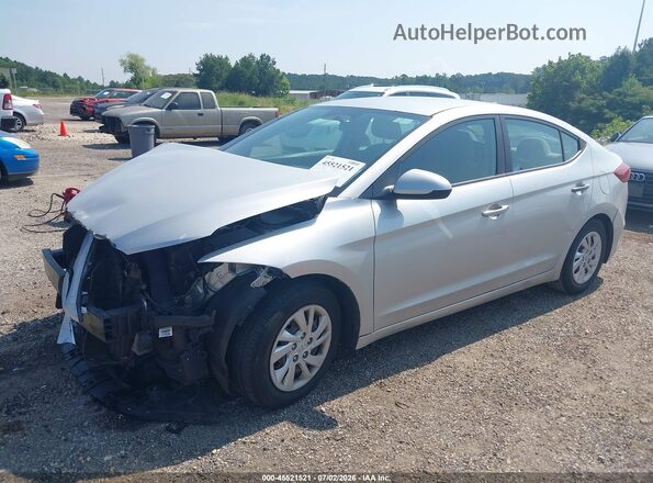 5NPD74LF3HH126730 2017 HYUNDAI ELANTRA Silver Front left