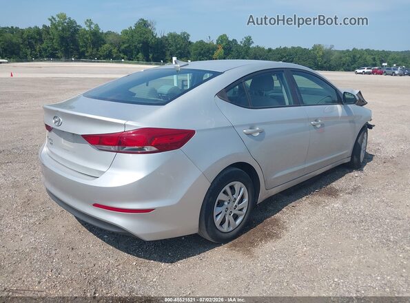 5NPD74LF3HH126730 2017 HYUNDAI ELANTRA Silver Rear right